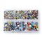 4300 Pieces Flat Back Nail Art Rhinestones Round Beads 6 Sizes (2-6.5mm) with Storage Organizer Box,Rhinestones Picking Pen for Nail Art Phone Decorations Crafts DIY (Mixed Color)